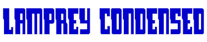 Lamprey Condensed लिपि